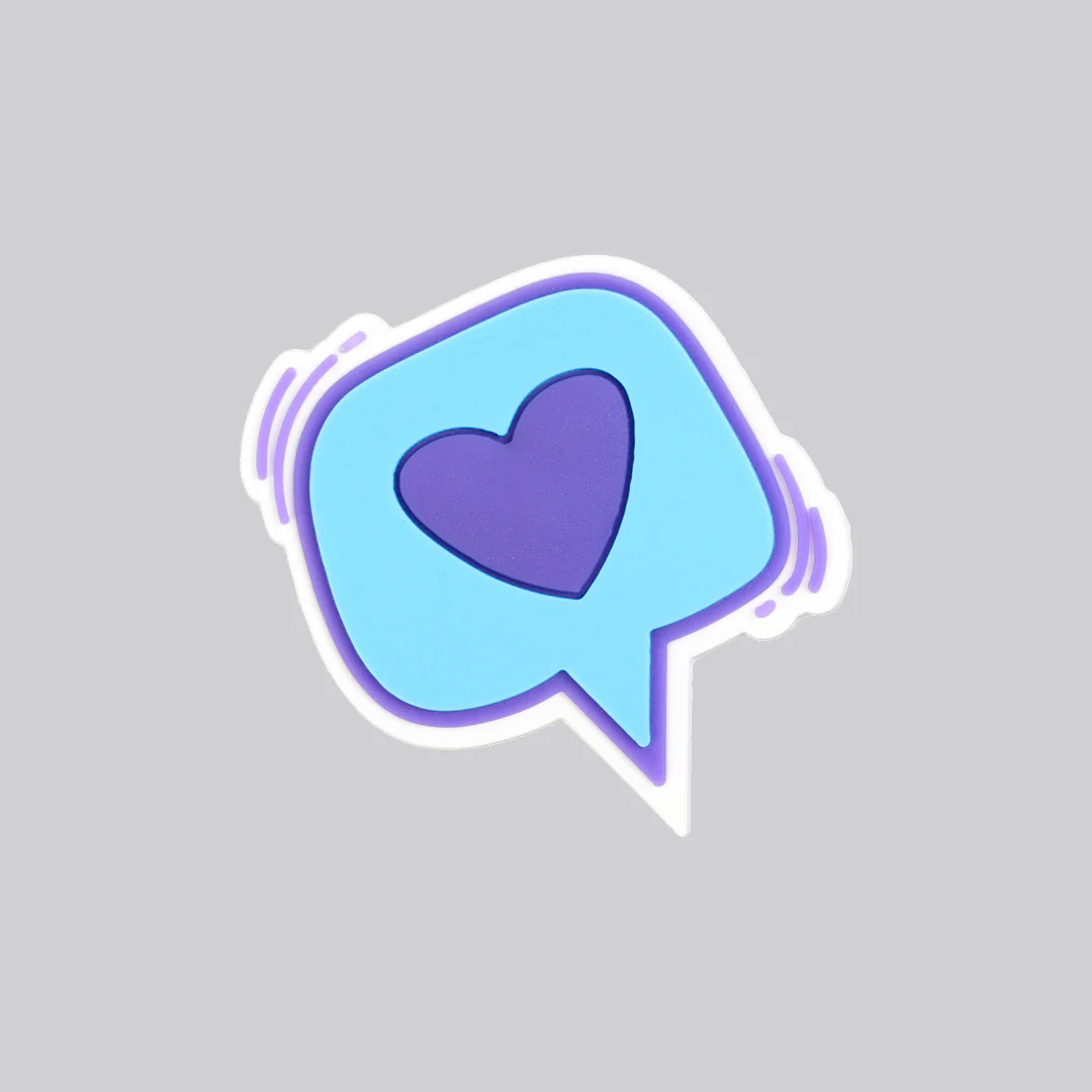 Heart Bubble Pixos™ Charm